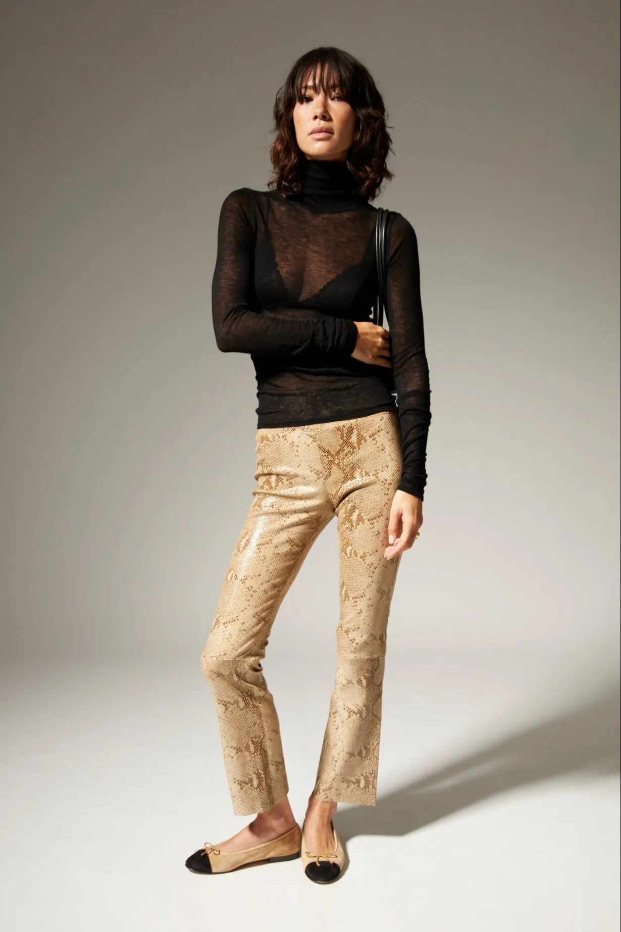 Jackie Leather Ankle Flare sold by SPRWMN product image thumbnail 2