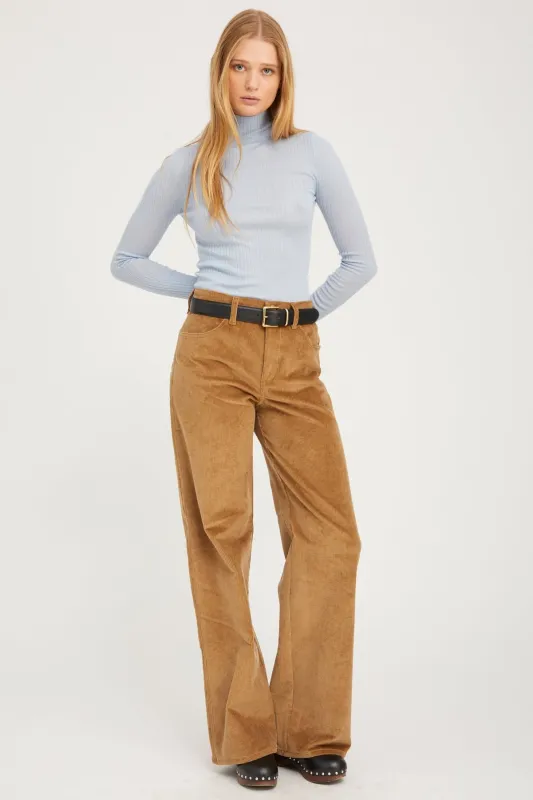 Sepia Corduroy Wide Leg Trousers sold by SPRWMN