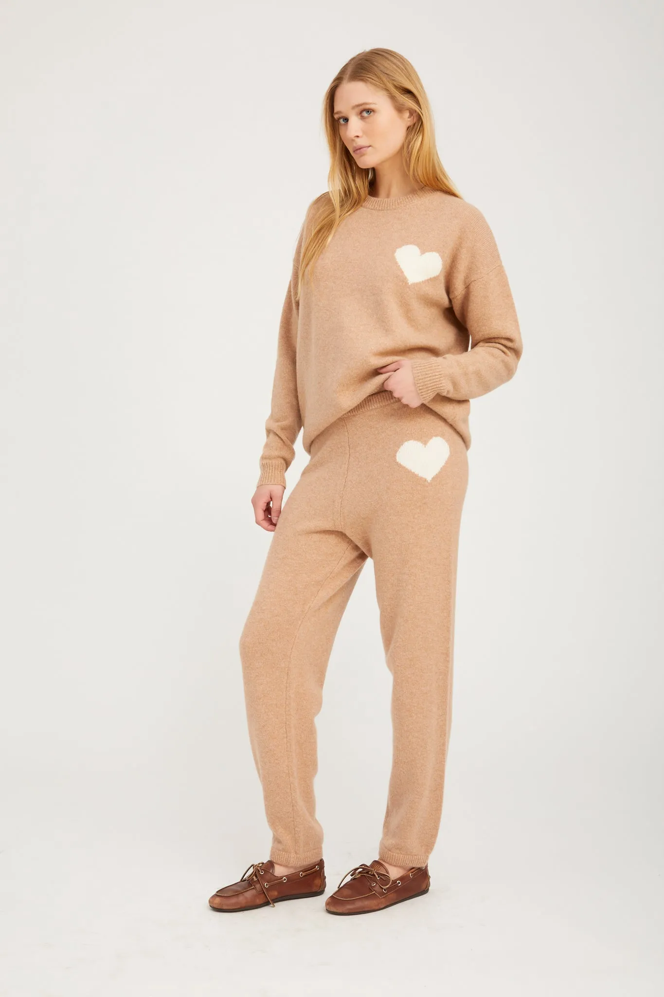 Cashmere Heart Logo Sweatpants sold by SPRWMN product image thumbnail 3
