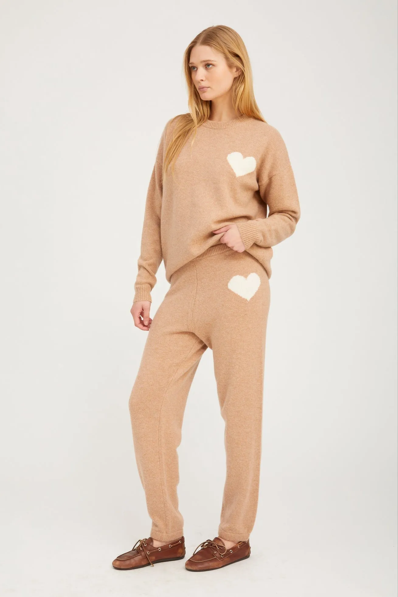 Heart Logo Cashmere Sweatshirt sold by SPRWMN product image thumbnail 3