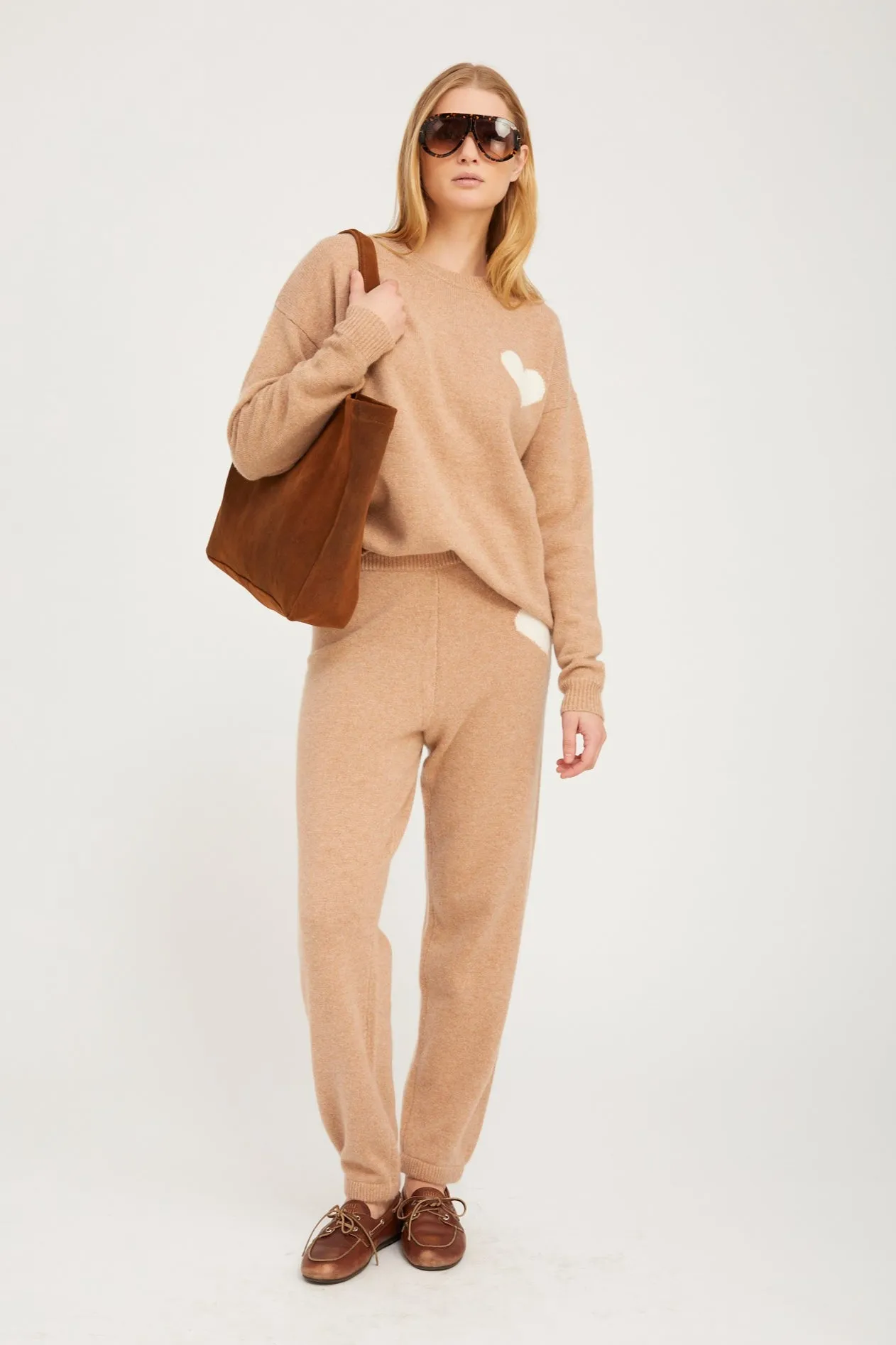 Heart Logo Cashmere Sweatshirt sold by SPRWMN product image thumbnail 2
