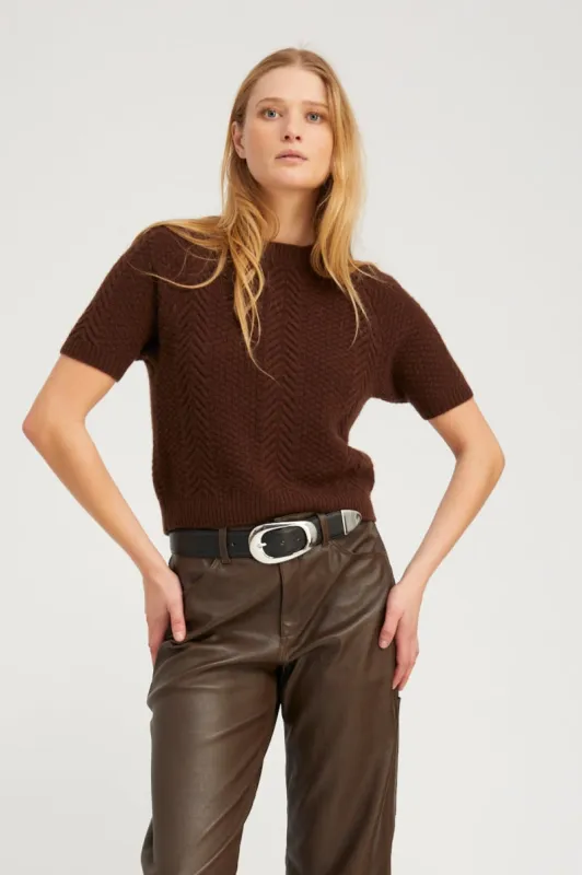 Cashmere Cable Knit Raglan Sweater sold by SPRWMN