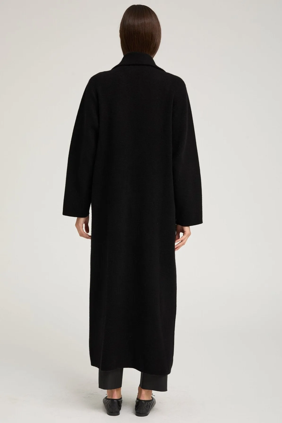 Black Cashmere Classic Coat sold by SPRWMN product image thumbnail 3