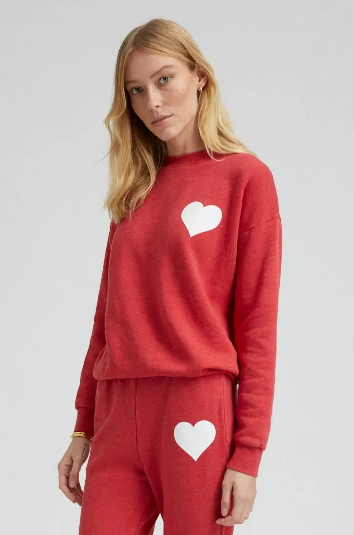 Red Heart Sweatshirt sold by SPRWMN