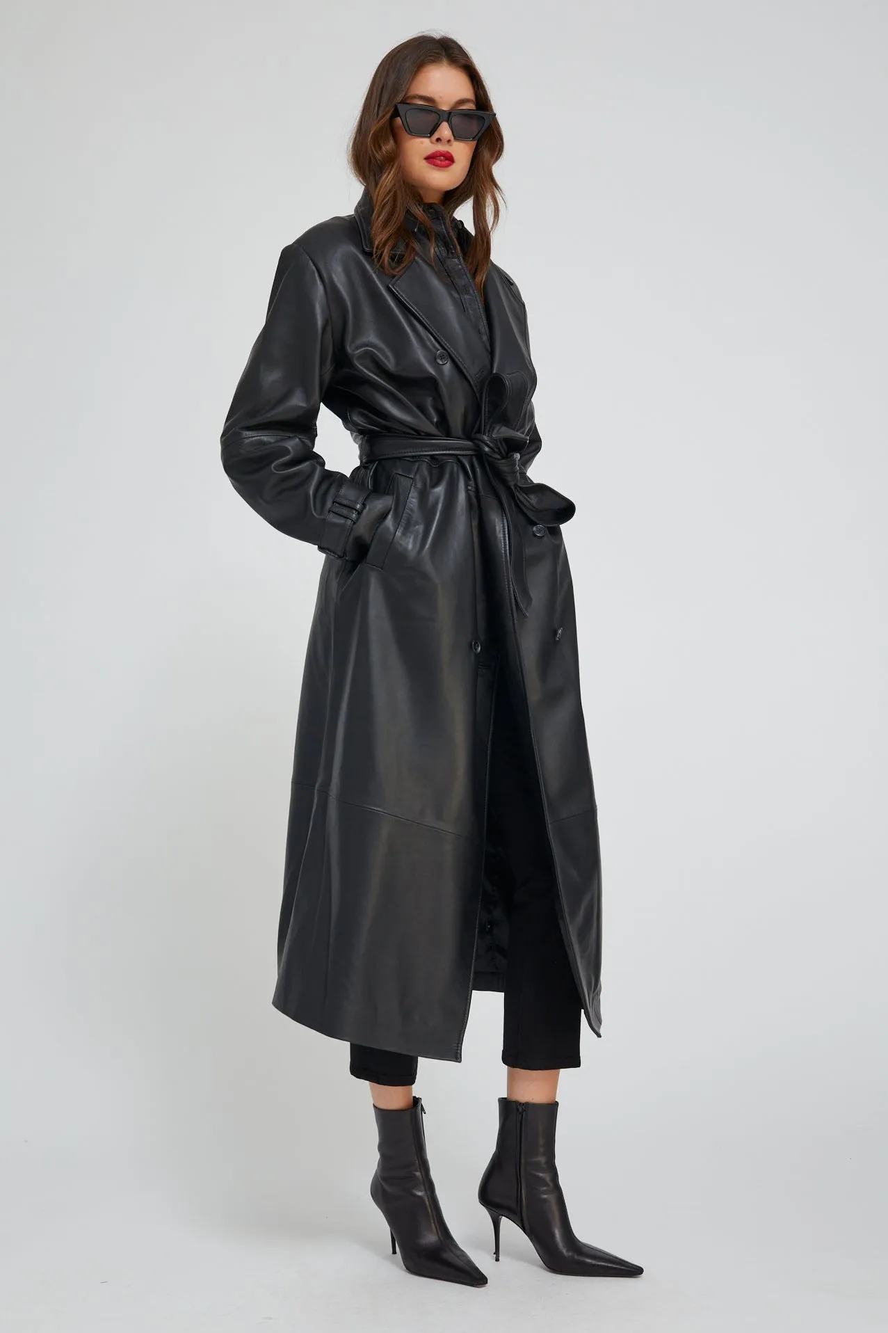 Leather Oversized Trench sold by SPRWMN product image thumbnail 2