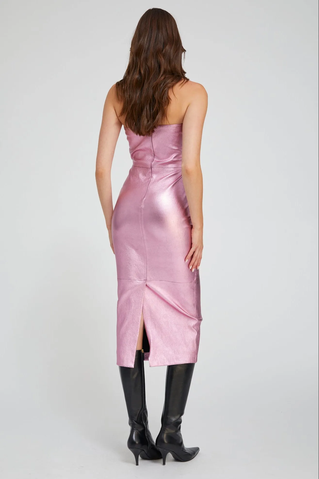 Leather Tube Dress sold by SPRWMN product image thumbnail 3