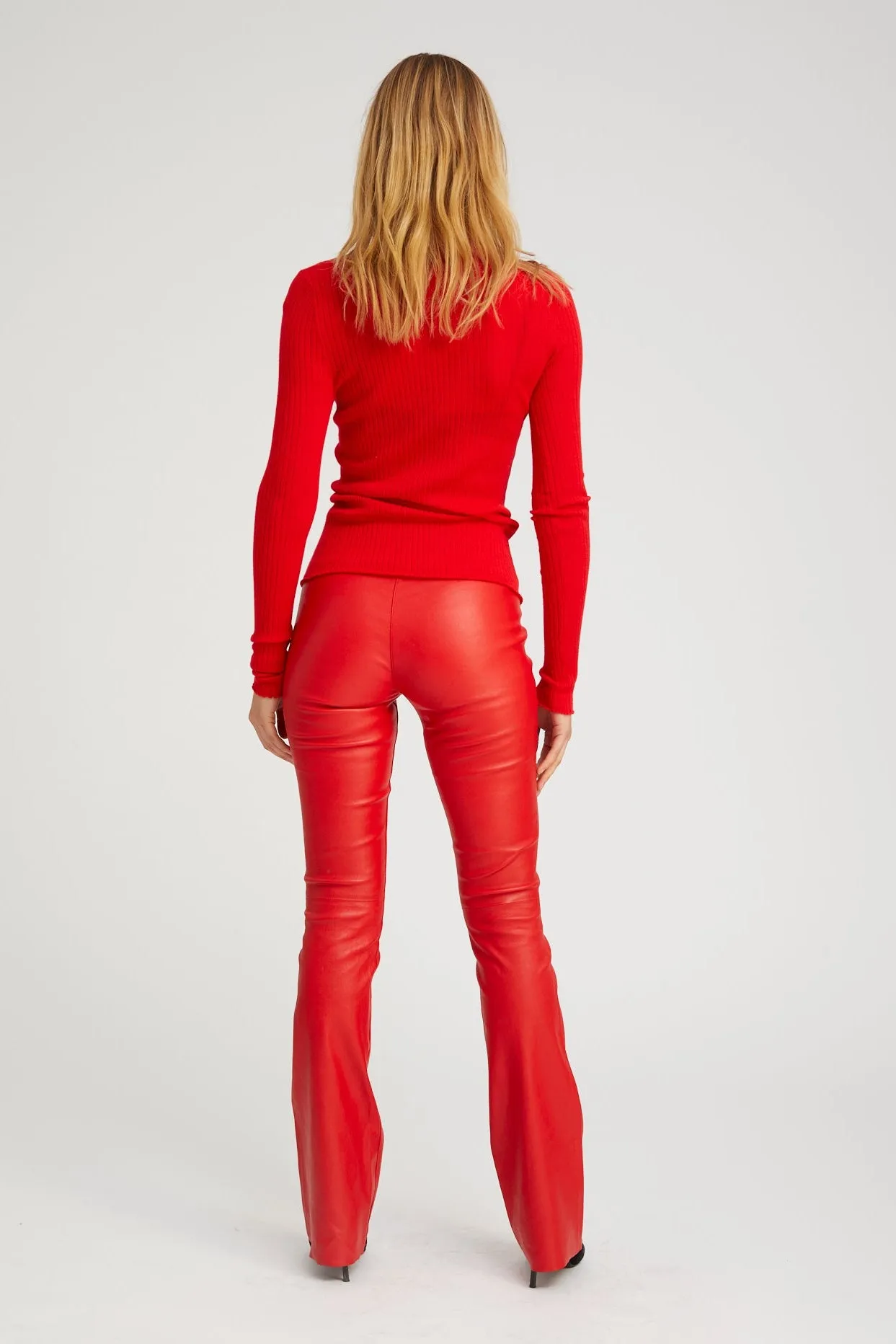Red Cashmere Mock Neck sold by SPRWMN product image thumbnail 5
