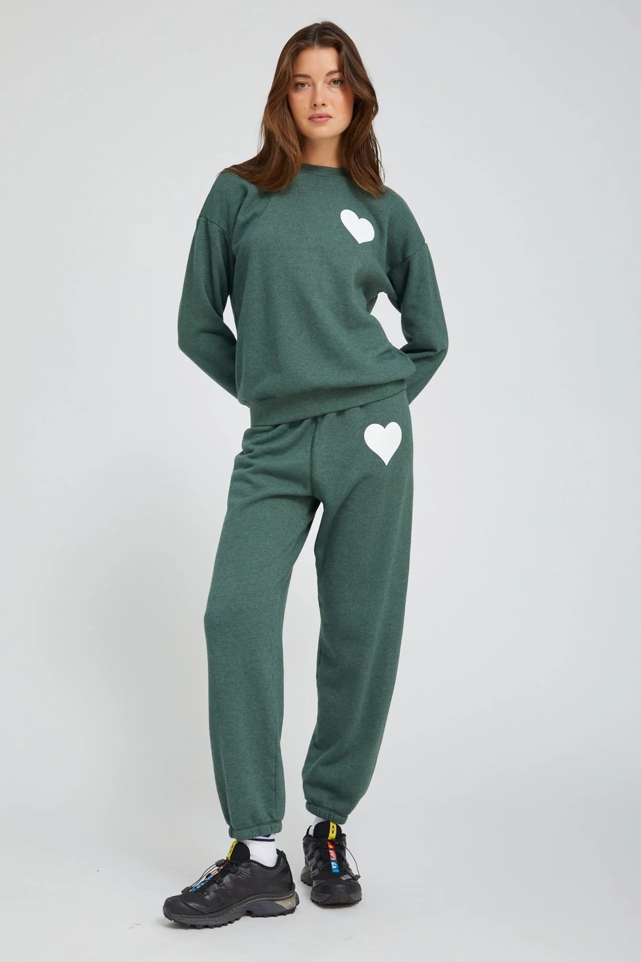 Sage Heart Sweatpants sold by SPRWMN
