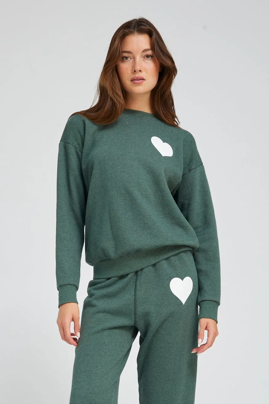 Sage Heart Sweatshirt sold by SPRWMN