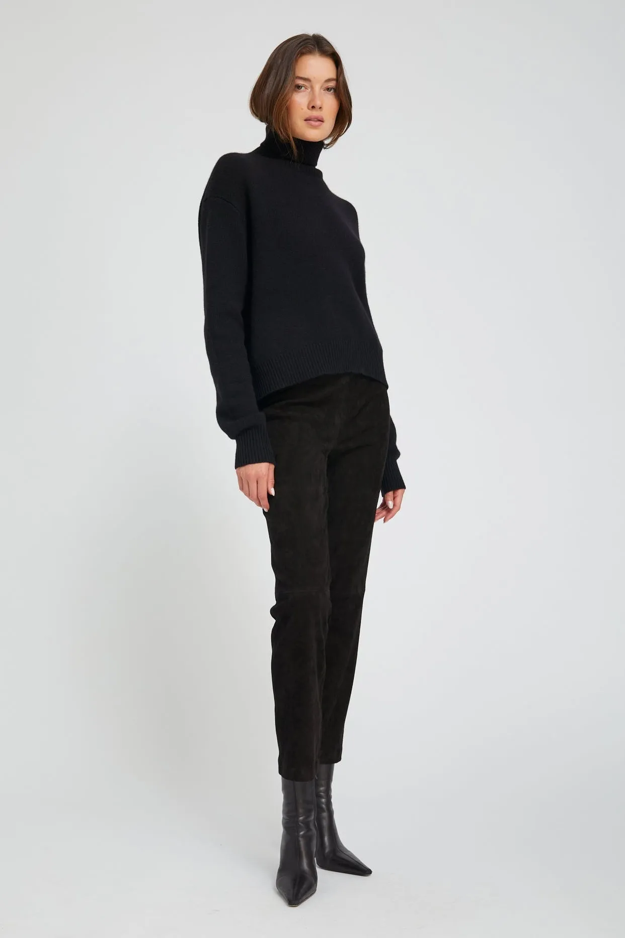 Black Suede Sophia Pull On sold by SPRWMN product image thumbnail 2