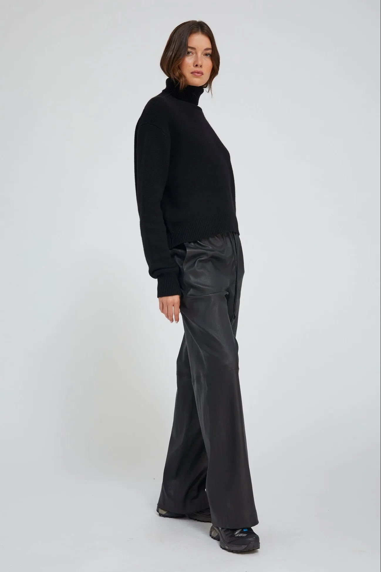 Black Leather Kauai Pants sold by SPRWMN product image thumbnail 3