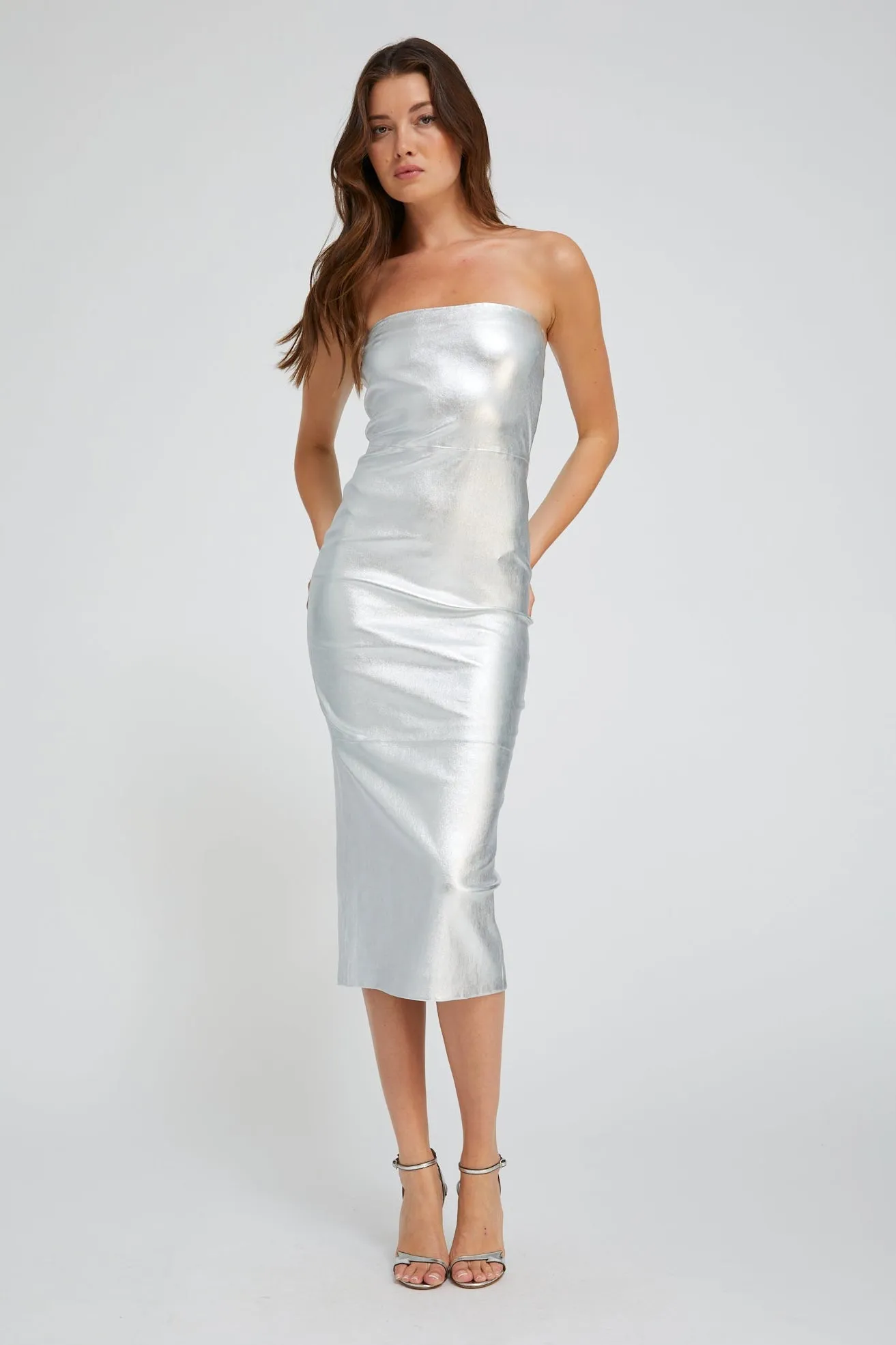 Leather Tube Dress sold by SPRWMN product image thumbnail 2
