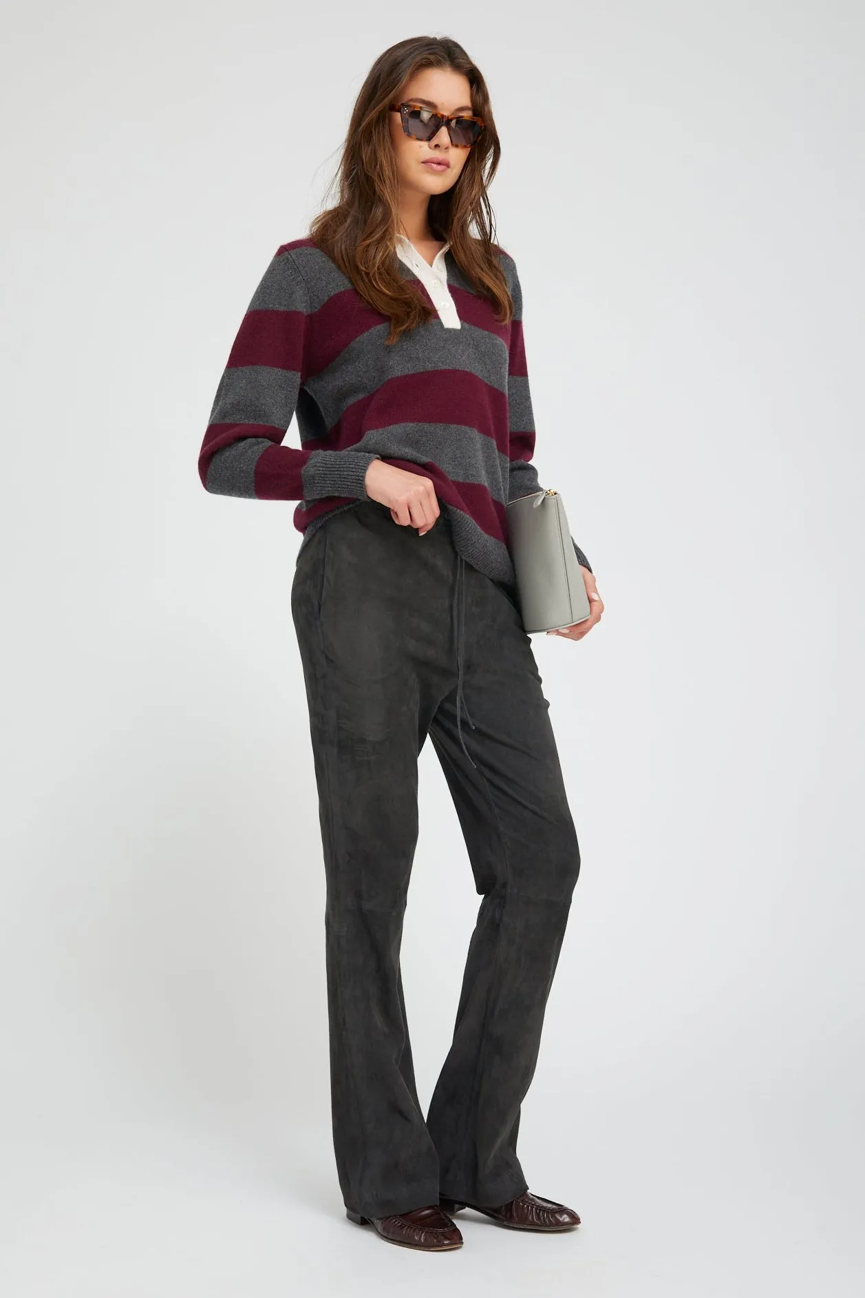 Suede Straight Leg Pants sold by SPRWMN product image thumbnail 2