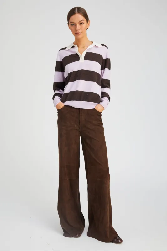 Americano Suede 5 Pocket Wide Leg sold by SPRWMN