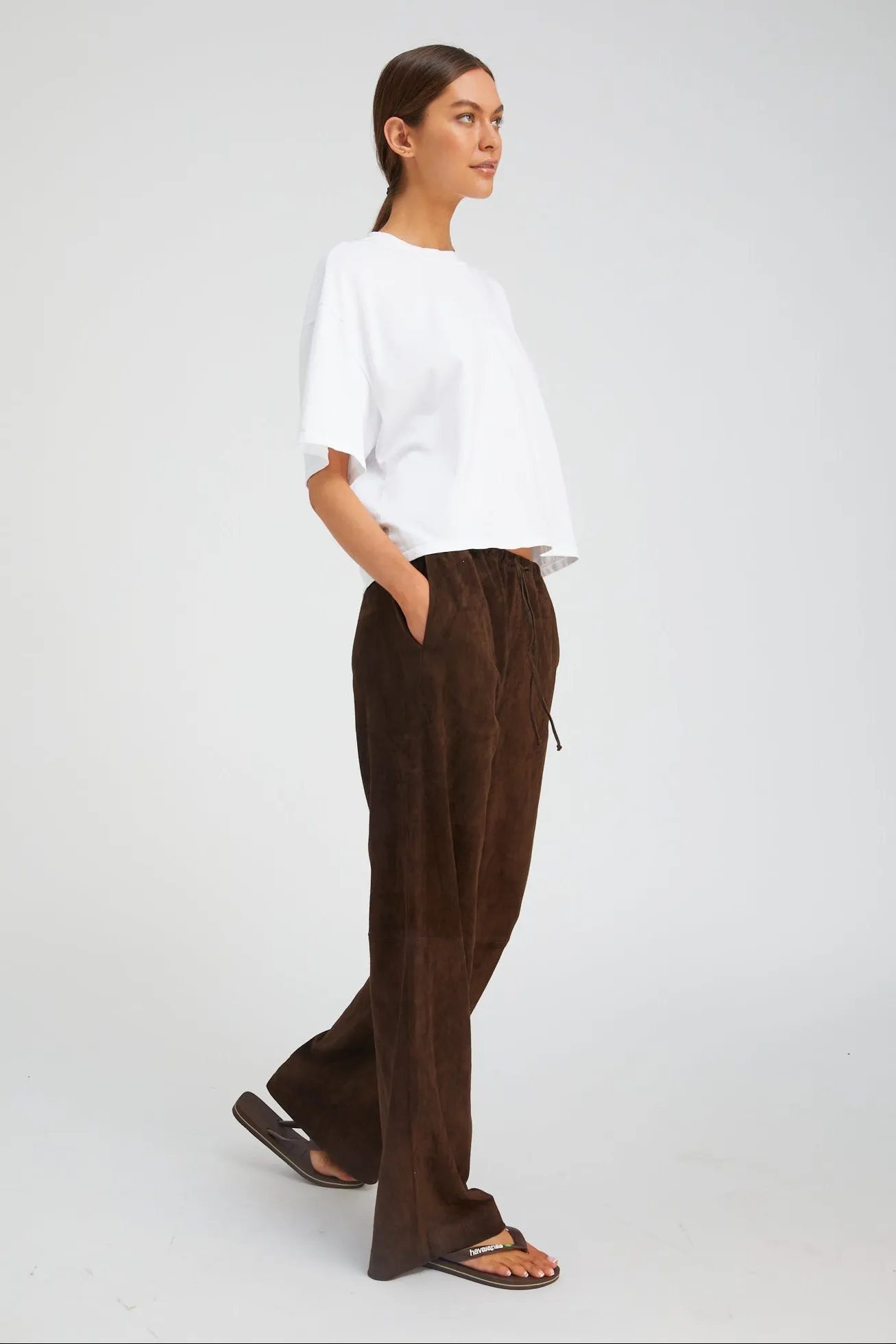 Americano Suede Kauai Pants sold by SPRWMN product image thumbnail 2
