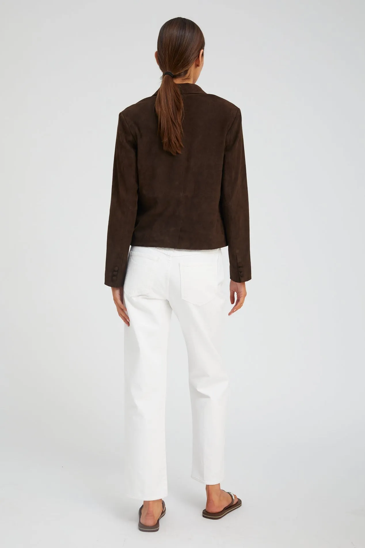 Suede Claire Blazer sold by SPRWMN product image thumbnail 3