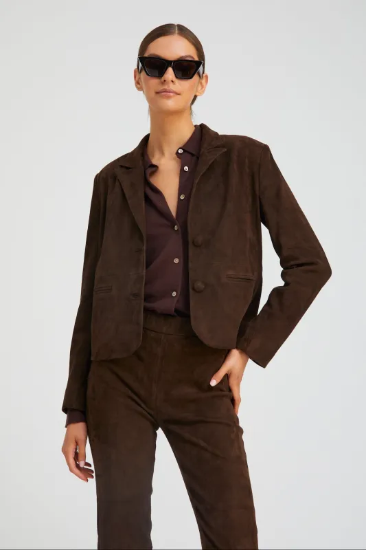 Suede Claire Blazer made by SPRWMN