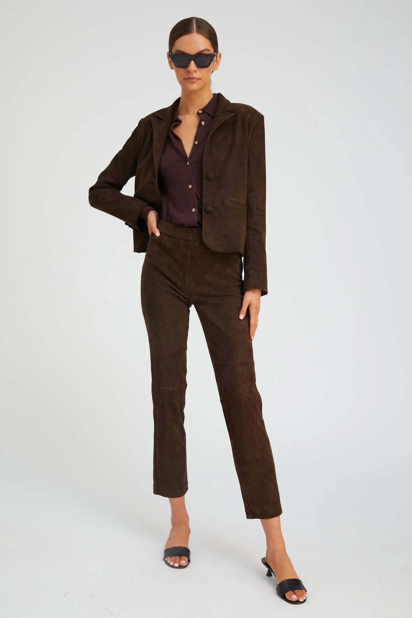 Suede Claire Blazer sold by SPRWMN product image thumbnail 2