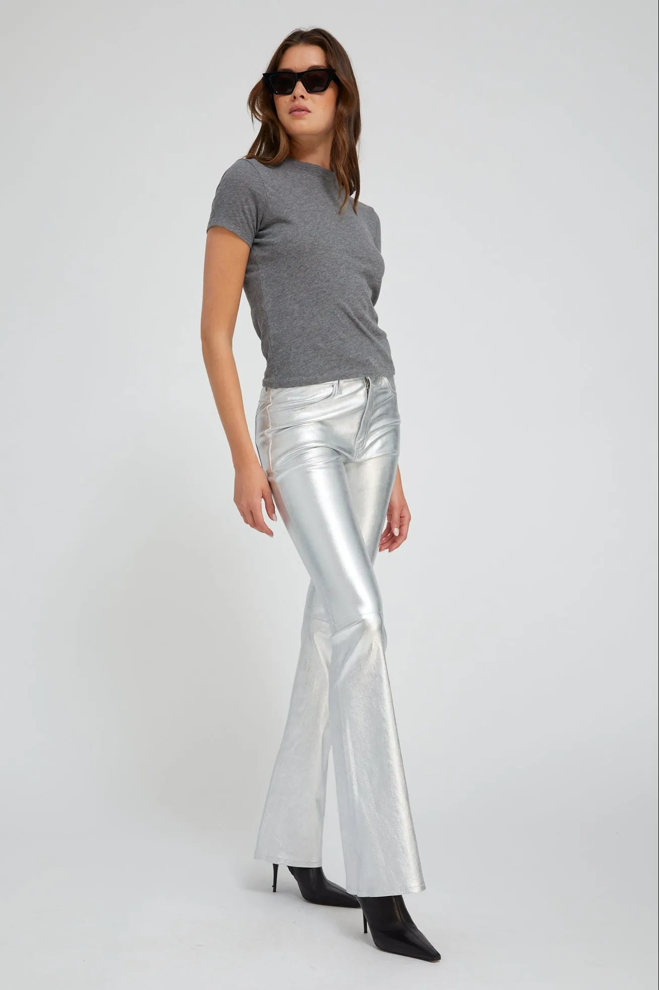 Leather 5 Pocket Micro Flare sold by SPRWMN product image thumbnail 2