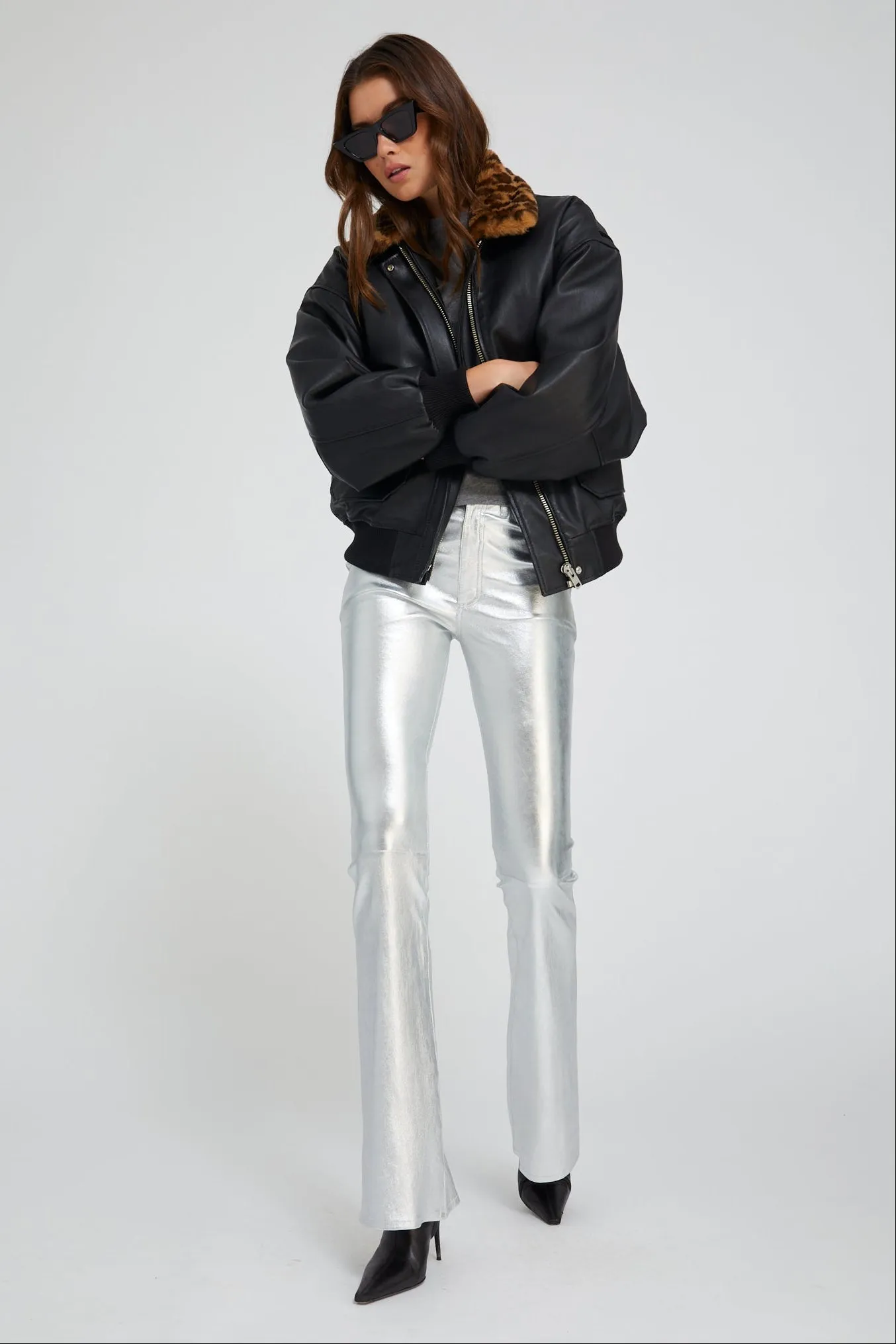 Leather 5 Pocket Micro Flare sold by SPRWMN product image thumbnail 4