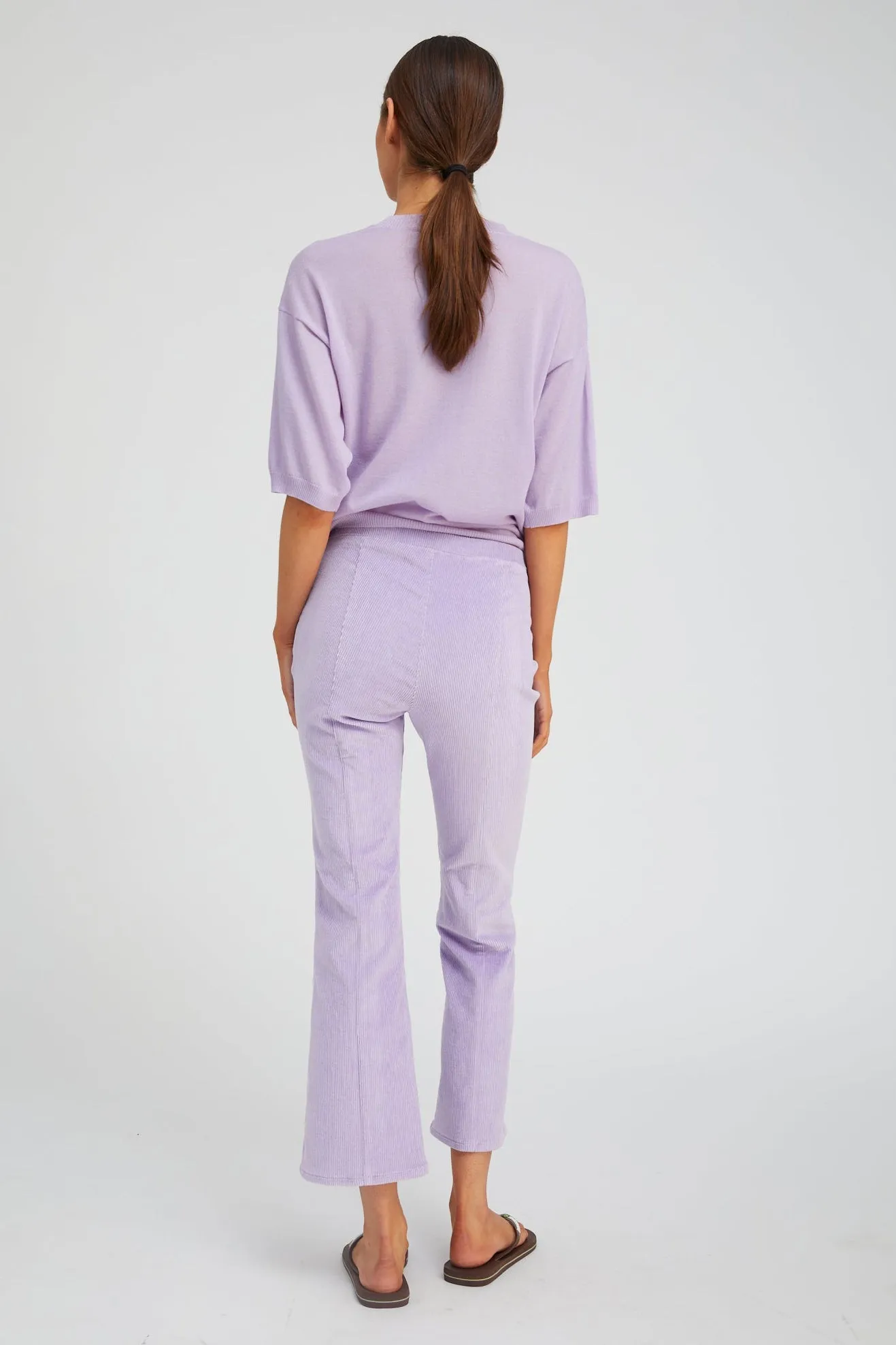 Lavender Cashmere Boxy Tee sold by SPRWMN product image thumbnail 3