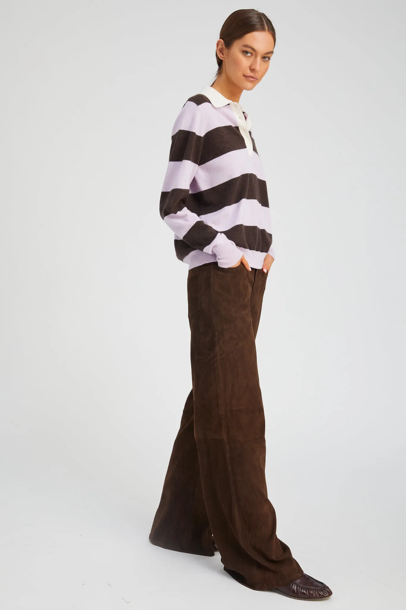 Cashmere Polo Sweater sold by SPRWMN product image thumbnail 2