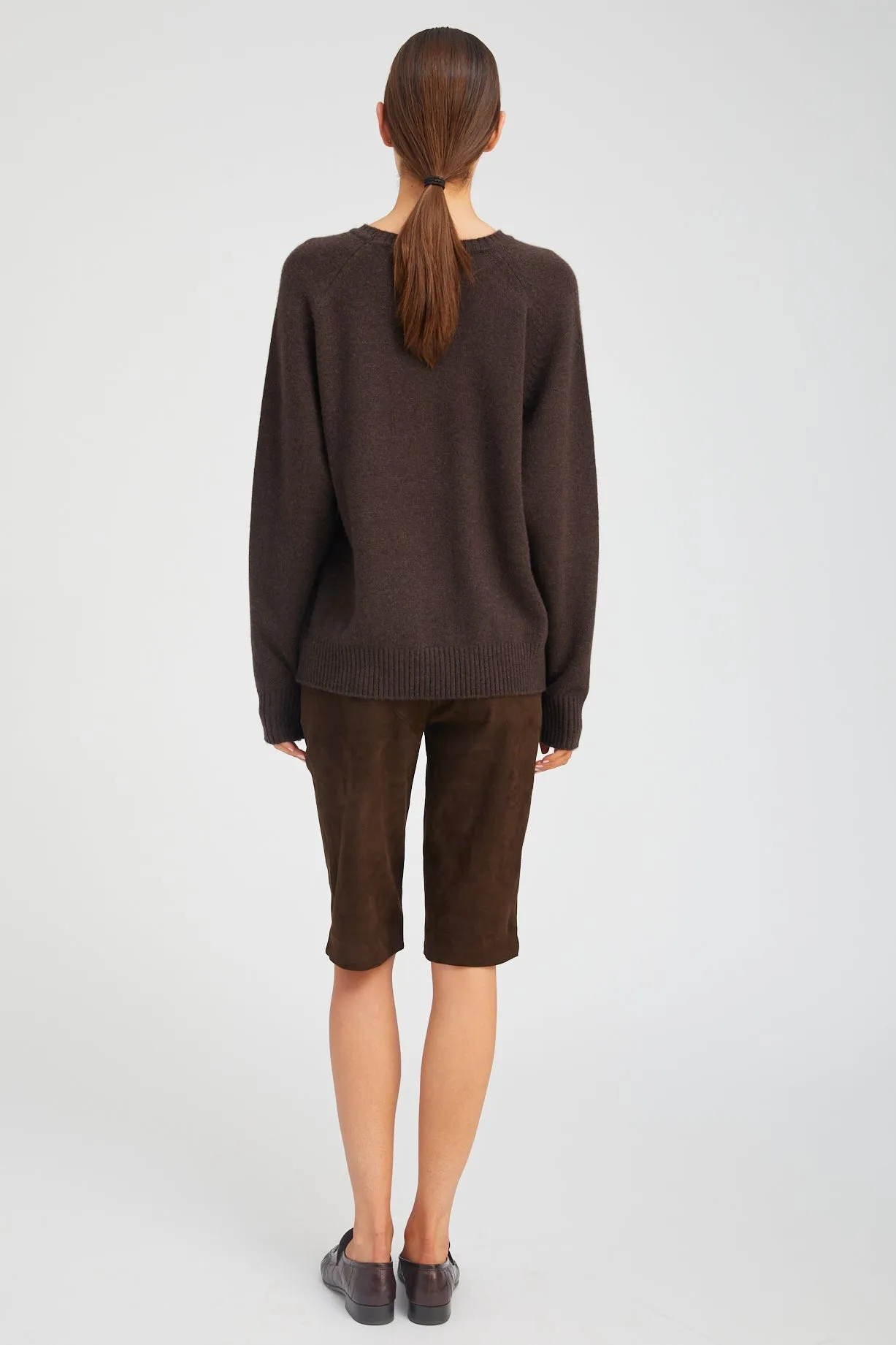 Coffee Cashmere Boyfriend Sweater sold by SPRWMN product image thumbnail 3