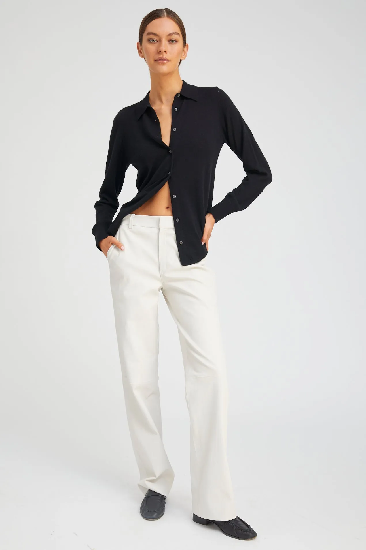Leather Classic Trousers sold by SPRWMN