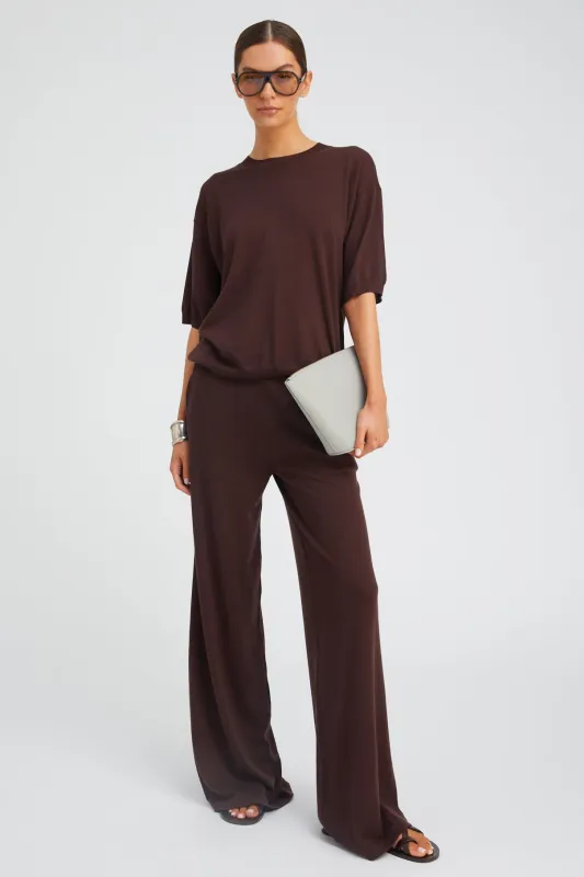 Americano Cashmere Wide Leg Pants sold by SPRWMN