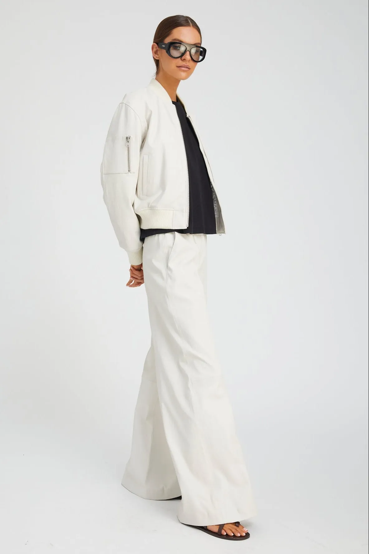 Shell Leather Classic Bomber sold by SPRWMN product image thumbnail 2