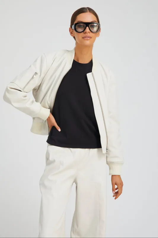 Shell Leather Classic Bomber sold by SPRWMN