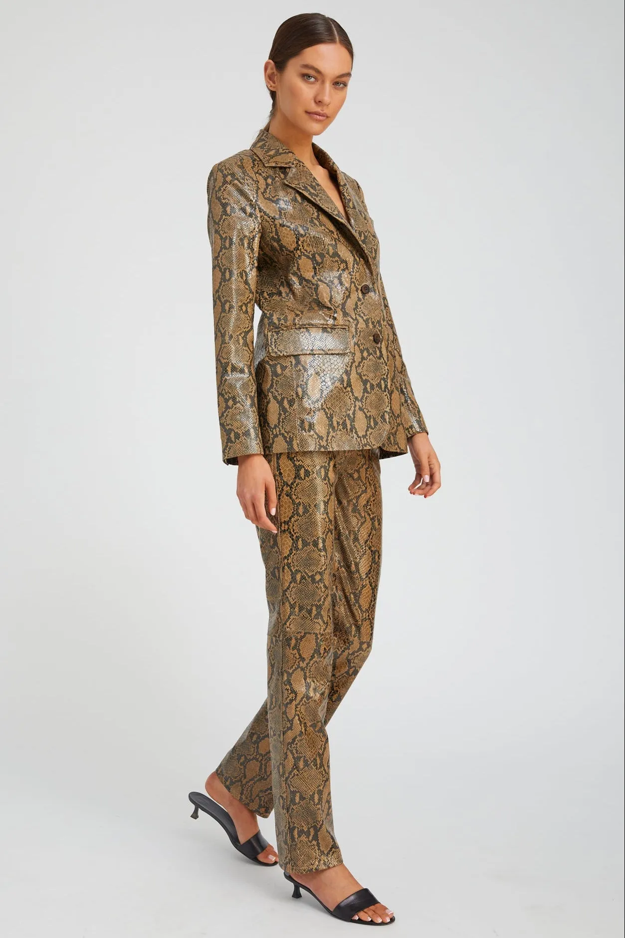 Leather Classic Blazer sold by SPRWMN product image thumbnail 2