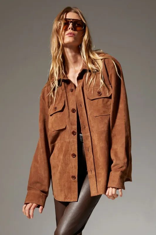 Suede Shacket made by SPRWMN