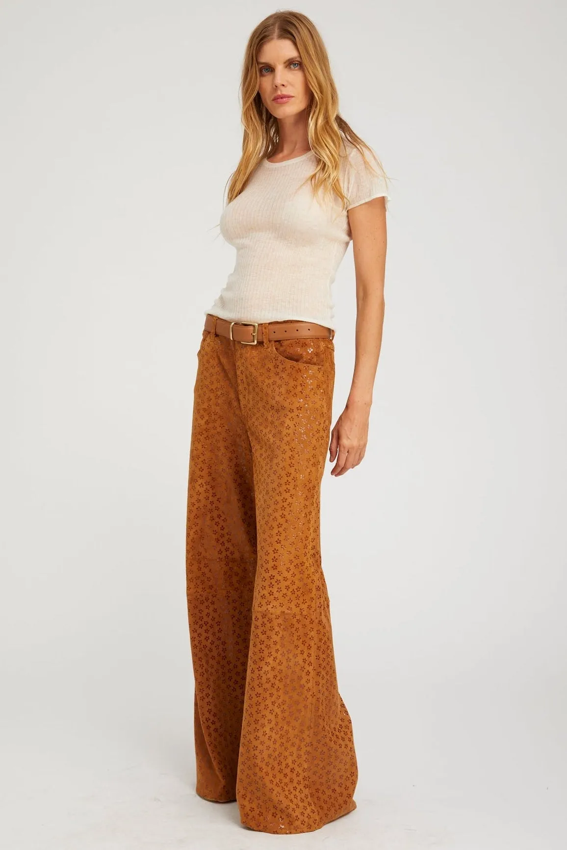 Suede 5 Pocket Wide Leg sold by SPRWMN product image thumbnail 2