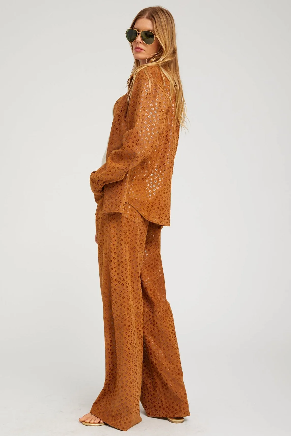 Elise Suede Button Down sold by SPRWMN product image thumbnail 3