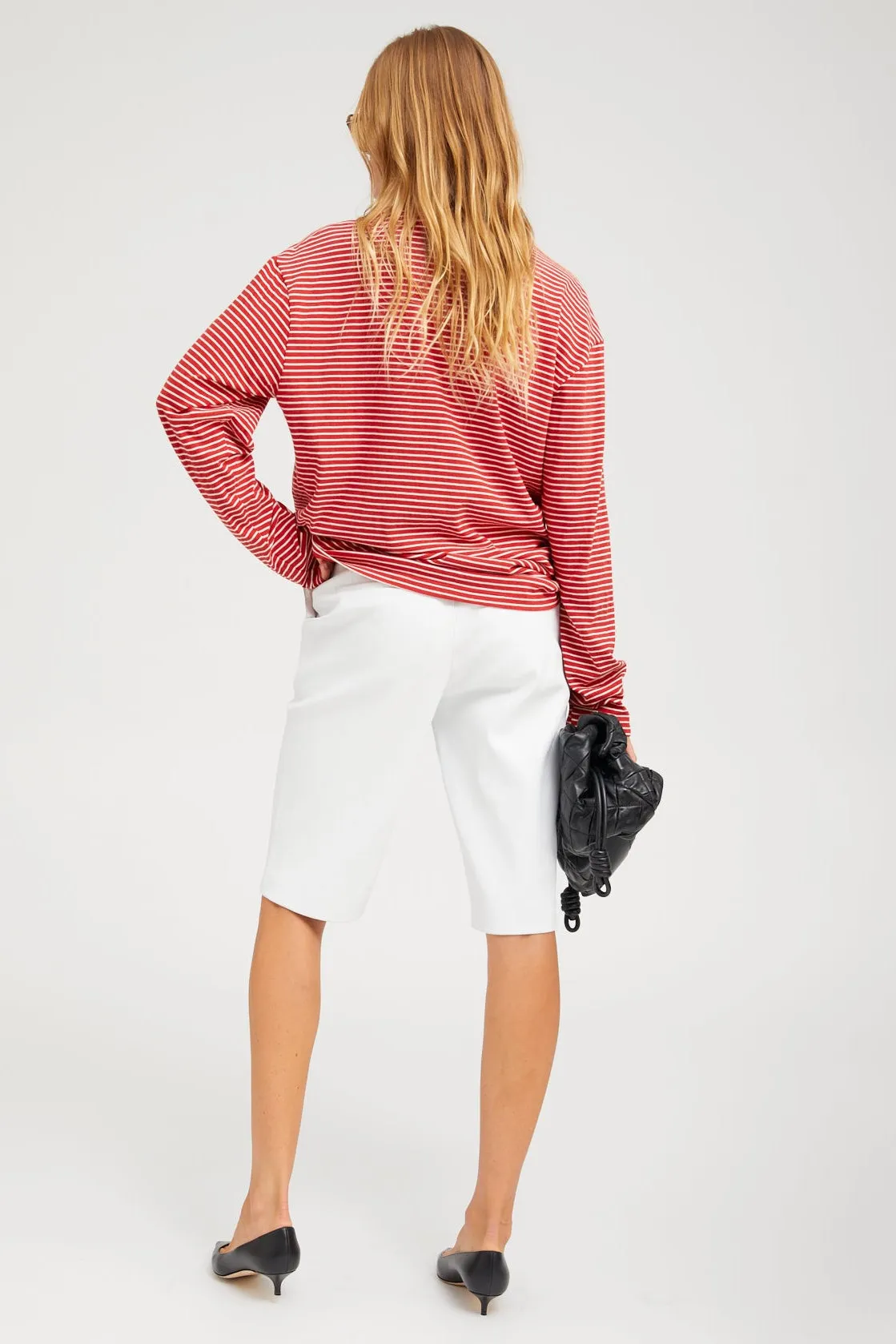 Brigitte Leather Bermuda Shorts sold by SPRWMN product image thumbnail 3