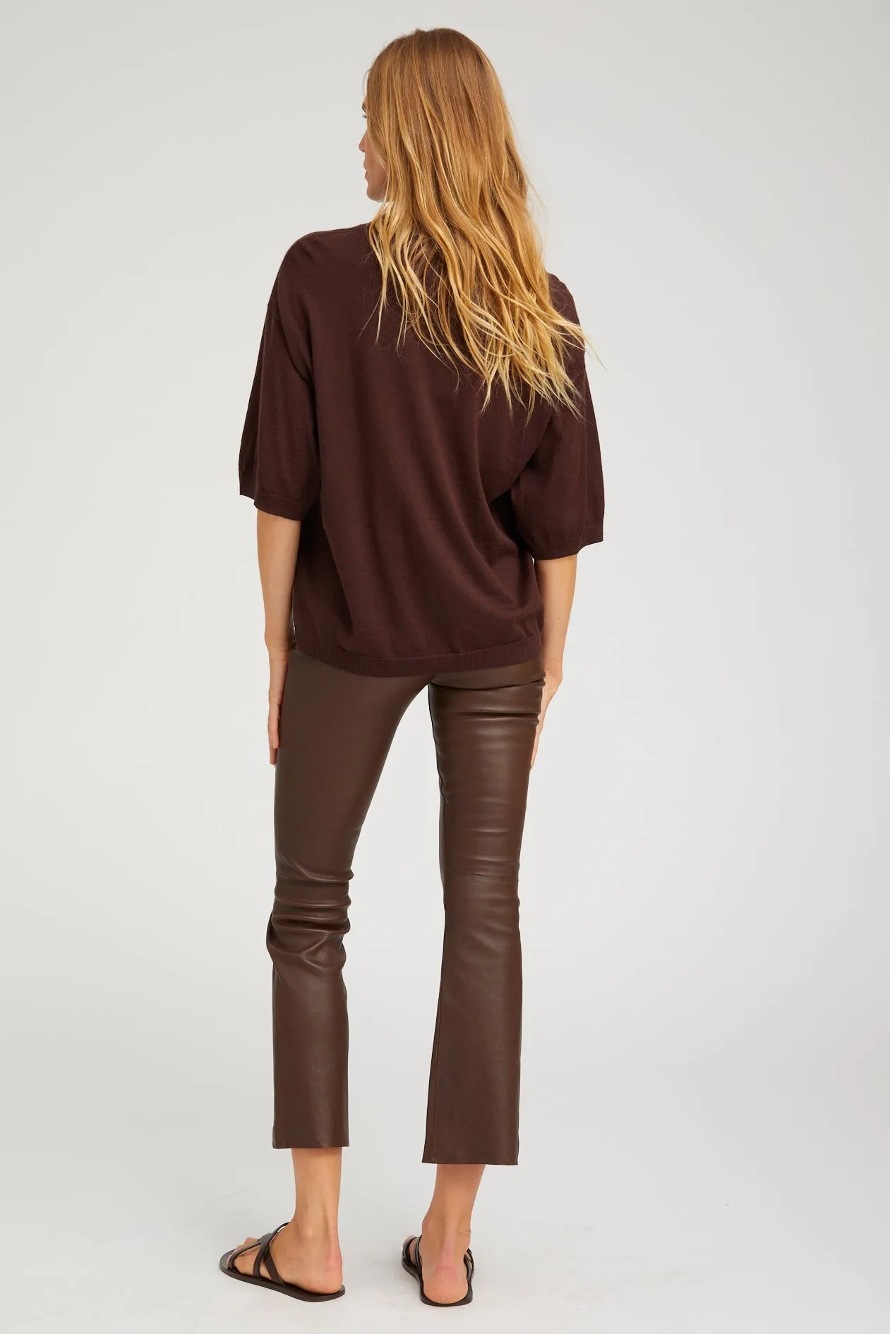 Jackie Leather Ankle Flare sold by SPRWMN product image thumbnail 3