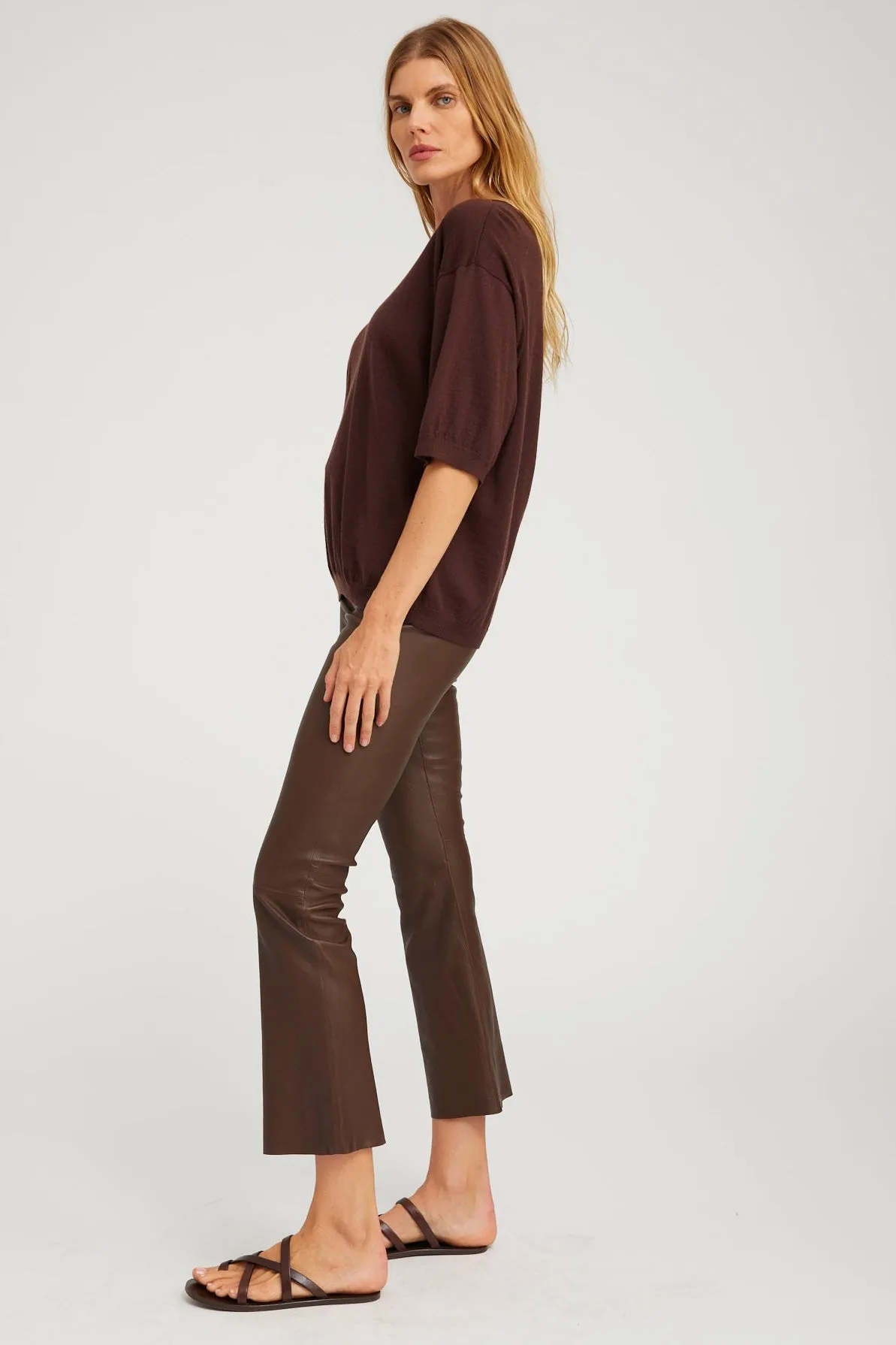 Jackie Leather Ankle Flare sold by SPRWMN product image thumbnail 2