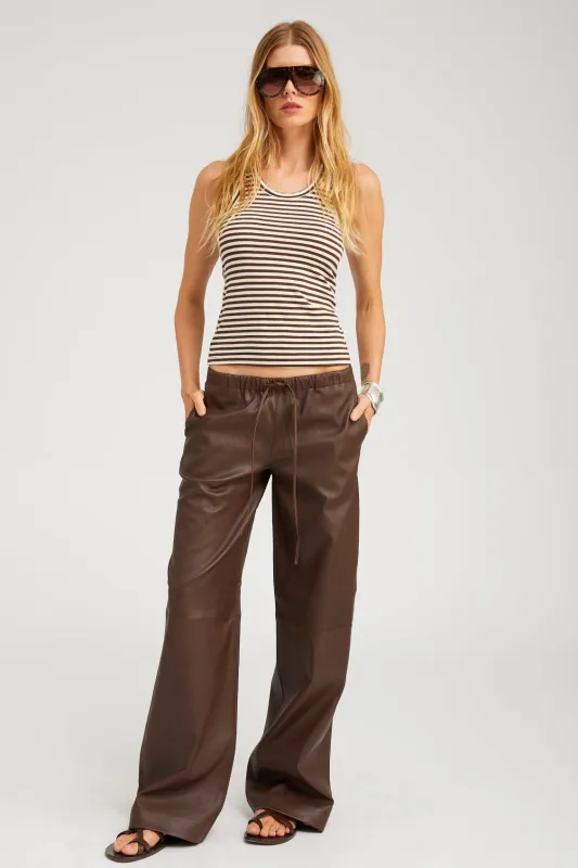 Leather Kauai Pants sold by SPRWMN