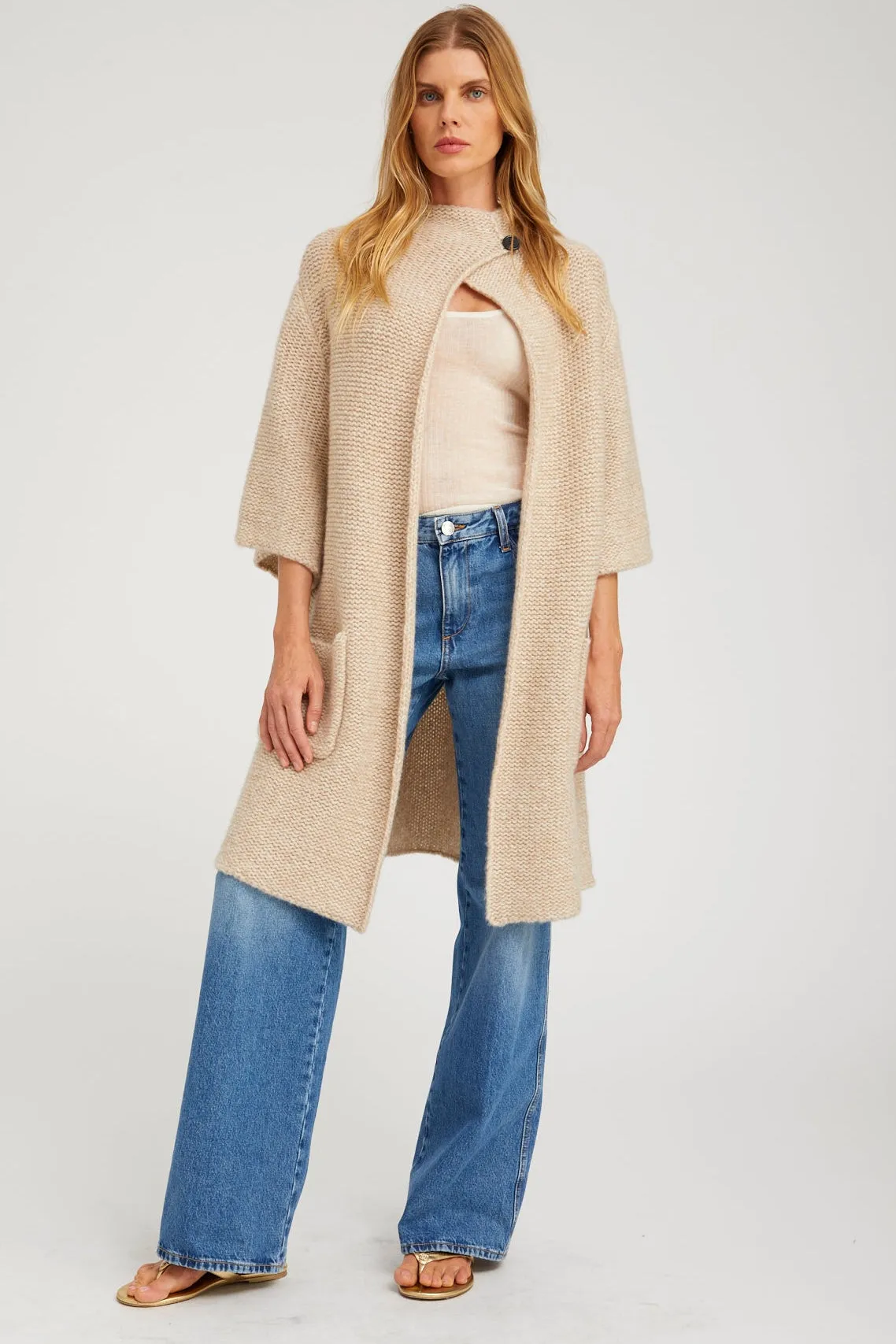 Cashmere Silk Luna Cardigan sold by SPRWMN