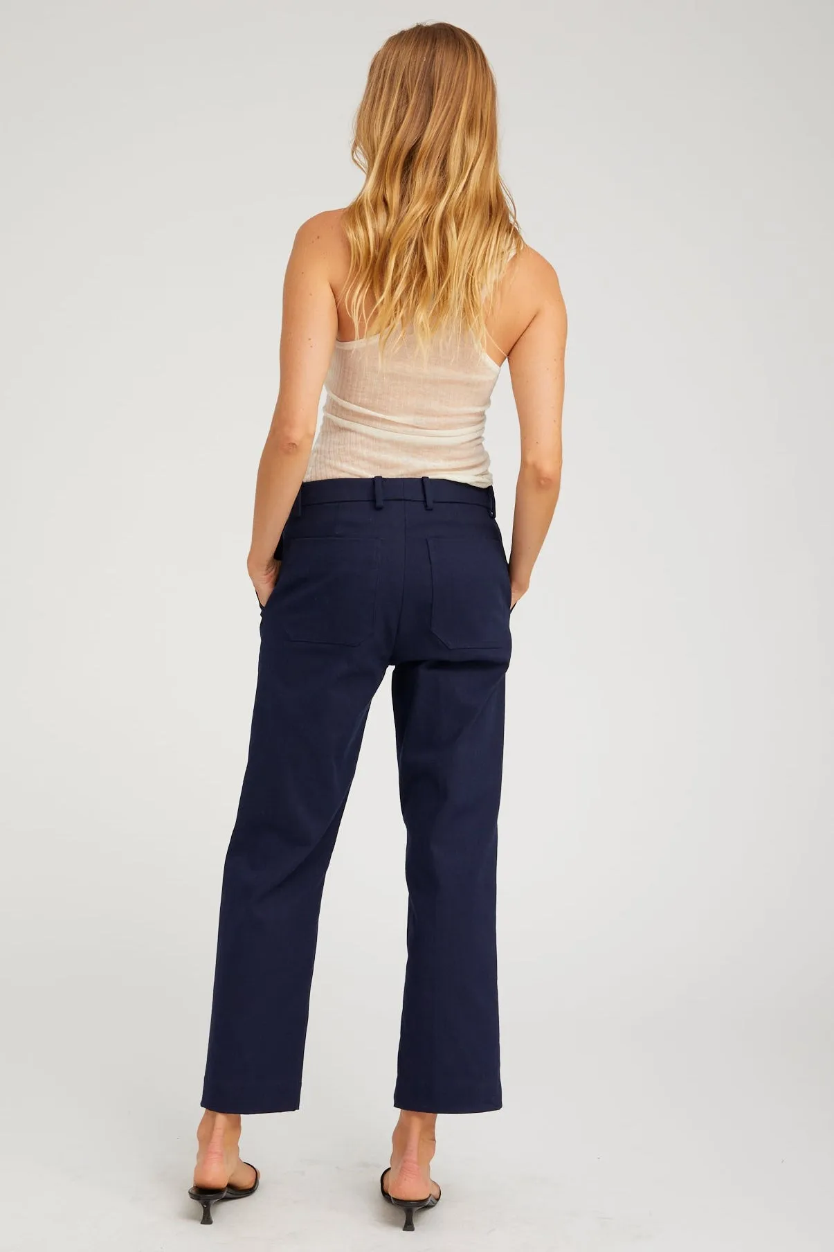 Twill Straight Leg Trousers sold by SPRWMN product image thumbnail 3