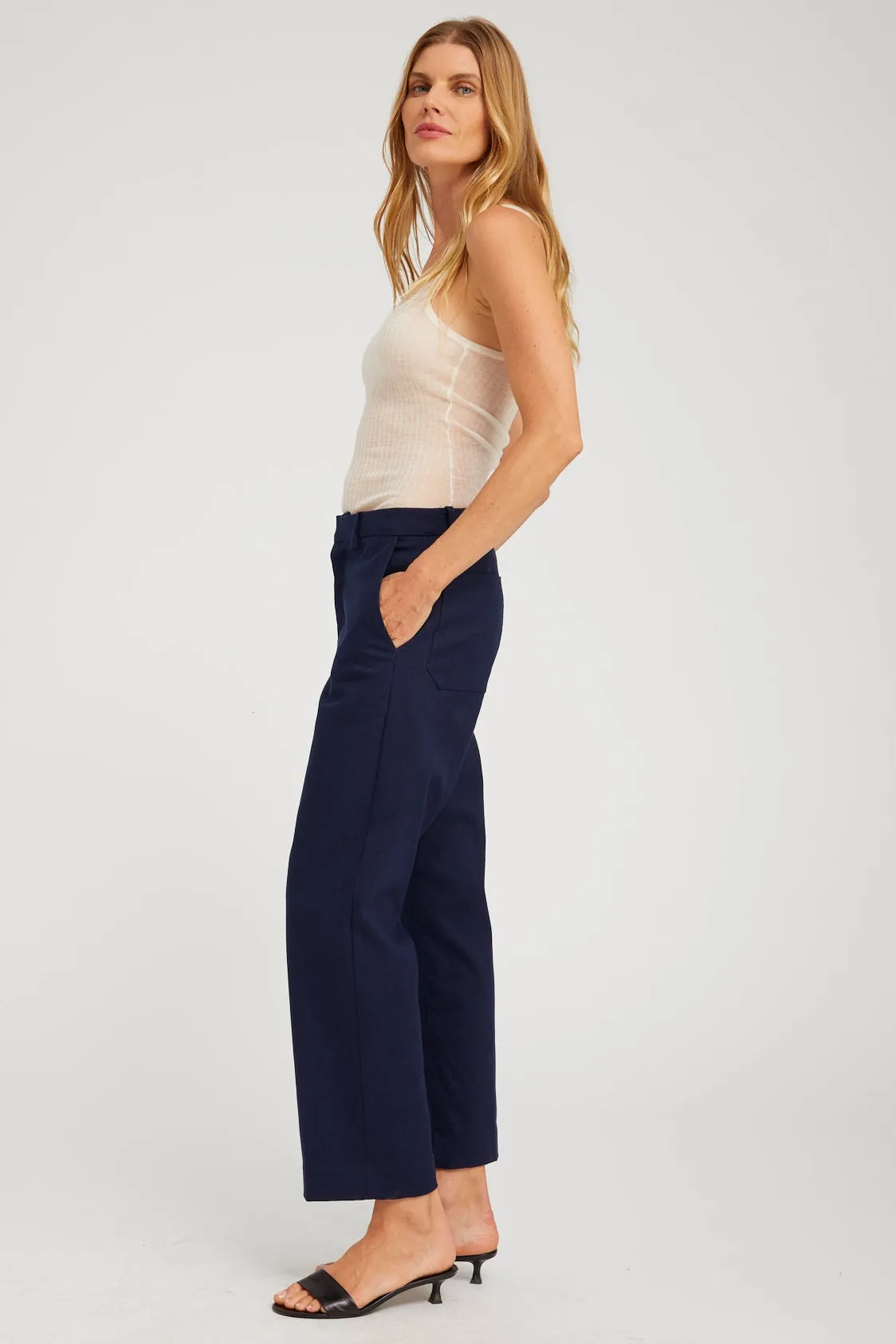 Twill Straight Leg Trousers sold by SPRWMN product image thumbnail 2