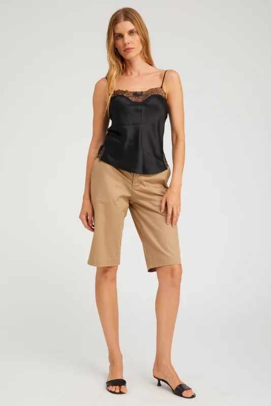 Khaki Bermuda Trousers made by SPRWMN