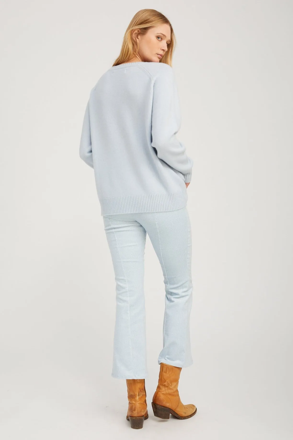 Corduroy Ankle Flare with Princess Seams sold by SPRWMN product image thumbnail 3