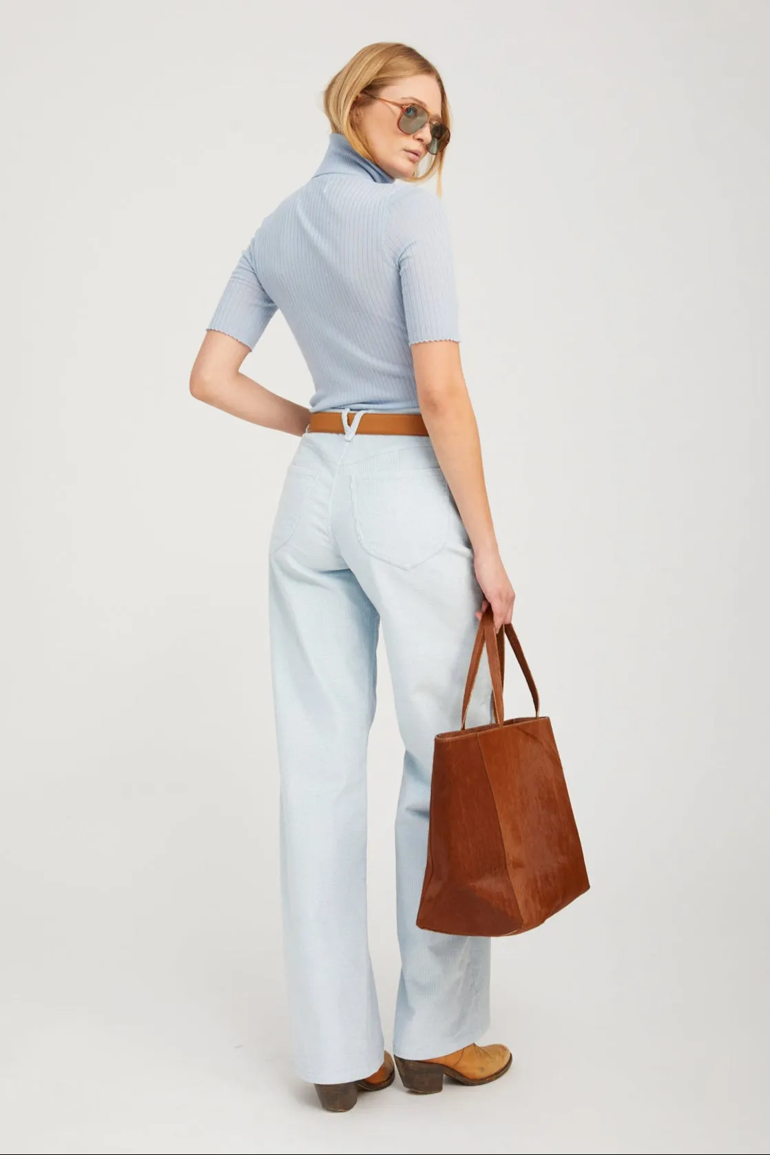 Corduroy Wide Leg Trousers sold by SPRWMN product image thumbnail 3