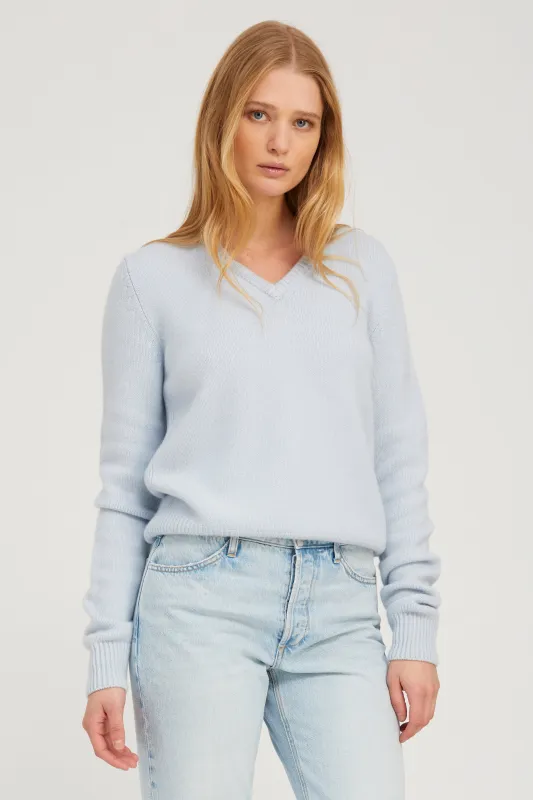 Heavy Cashmere V-Neck Sweater made by SPRWMN