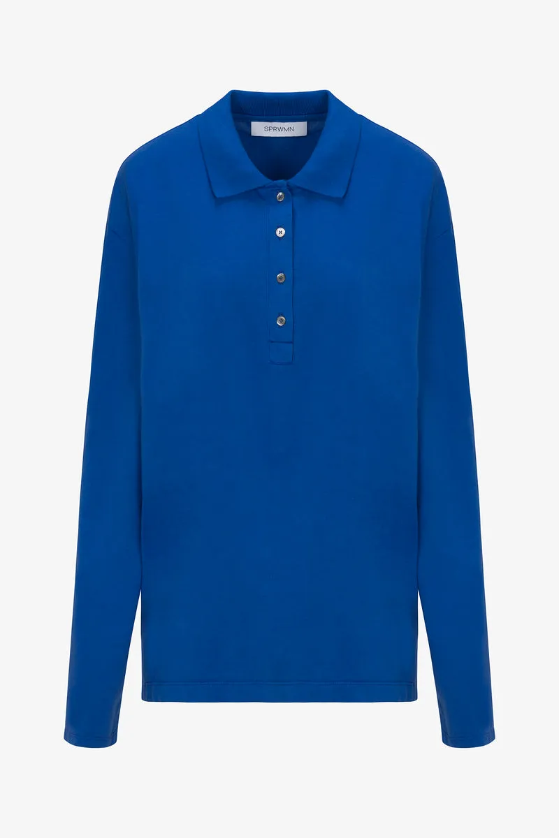 Supima Cotton Oversized Polo sold by SPRWMN product image thumbnail 4