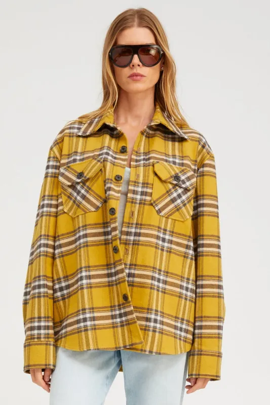 Plaid Shacket sold by SPRWMN