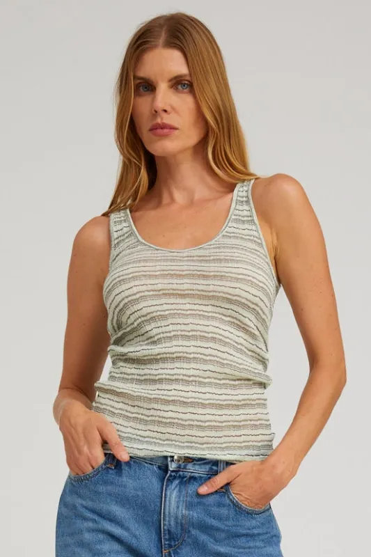 Pointelle Tank made by SPRWMN