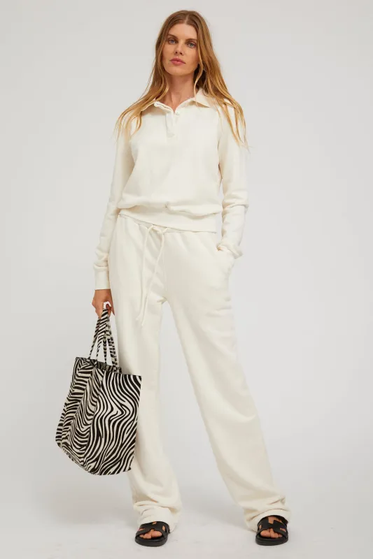 Cotton Terry Straight Leg Sweatpants made by SPRWMN